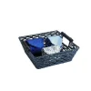 Best Sale RETIF Panier Carr Noir Anses Bois L26Xp26Xh9Cm