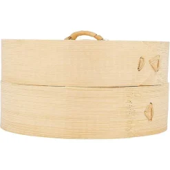 Online RETIF Panier Dim Sum + Couvercle En Bambou Naturel 15X8Cm