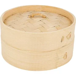 Online RETIF Panier Dim Sum + Couvercle En Bambou Naturel 15X8Cm