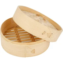 Online RETIF Panier Dim Sum + Couvercle En Bambou Naturel 15X8Cm