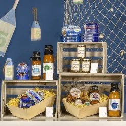 Outlet RETIF Panier Gourmet En Bois Naturel De Peuplier - Par 10
