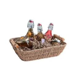 Flash Sale RETIF Panier Naturel Rectangle Anses Bois L33Xp26Xh9Cm