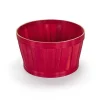 Hot RETIF Panier Rond Bambou Rouge D22Xh12,5Cm