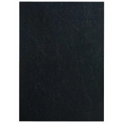 New RETIF Paquet De 100 Plats De Couverture Grain Cuir 250G A4 Noir