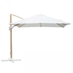 Cheap RETIF Parasol D Port Carr 3X3M Effet Bois Cru
