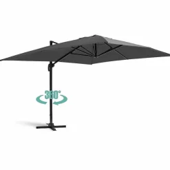 Cheap RETIF Parasol D Port 3X4M En Aluminium Gris Anthracite
