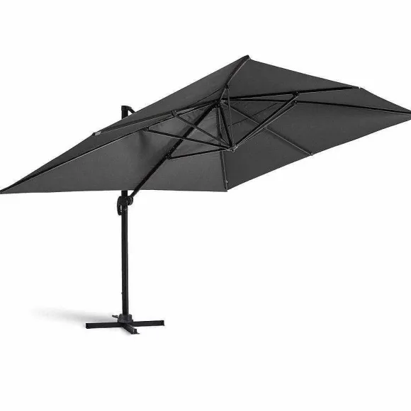 Cheap RETIF Parasol D Port 3X4M En Aluminium Gris Anthracite