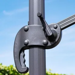 Cheap RETIF Parasol D Port 3X4M En Aluminium Gris Anthracite