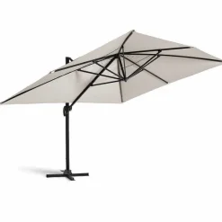 Store RETIF Parasol D Port 3X4M En Aluminium Cru
