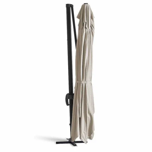 Store RETIF Parasol D Port 3X4M En Aluminium Cru