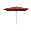 Outlet RETIF Parasol De Terrasse Pro Moorea - Armature + Toile + Housse - Bordeaux