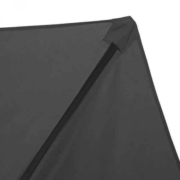 Fashion RETIF Parasol Droit En Aluminium Gris Anthracite