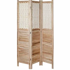 Store RETIF Paravent 3 Panneaux En Paulownia 3 Panneaux 120X170 Cm