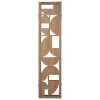 Outlet RETIF Paravent En Bois Marron Design Graphique Moderne H170Cm