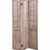 Outlet RETIF Paravent En Bois Vieilli 43X3X182
