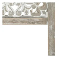 Flash Sale RETIF Paravent Etnik En Bois Sculpt Et Blanchi H169Cm