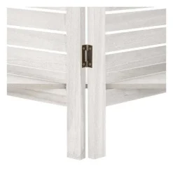 Shop RETIF Paravent Original Avec 3 Tag Res Bois Blanc H170Cm