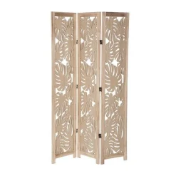 Flash Sale RETIF Paravent Palmier En Bois Clair H165Cm