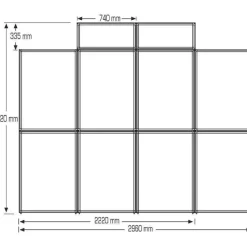 Hot RETIF Paravent Personnalisable Modulable