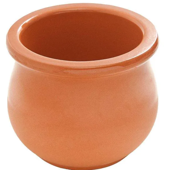 Shop RETIF Petit Pot En Terre Cuite Marron 180Ml 8X6,7Cm Par 50