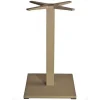 Fashion RETIF Pi Tement De Table -Base Carr E En Aluminium Gr Ge L42 X H72