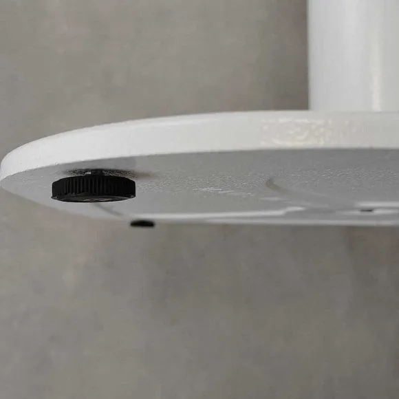Outlet RETIF Pi Tement Pour Mange-Debout H110Cm Mod Le Round Blanc