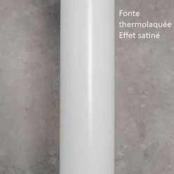 Outlet RETIF Pi Tement Pour Mange-Debout H110Cm Mod Le Round Blanc