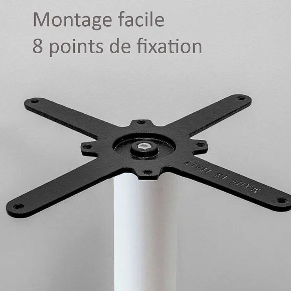 Outlet RETIF Pi Tement Pour Mange-Debout H110Cm Mod Le Round Blanc
