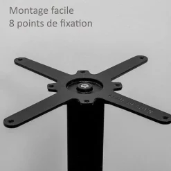 Clearance RETIF Pi Tement Pour Table Haute H90Cm Mod Le Round Noir