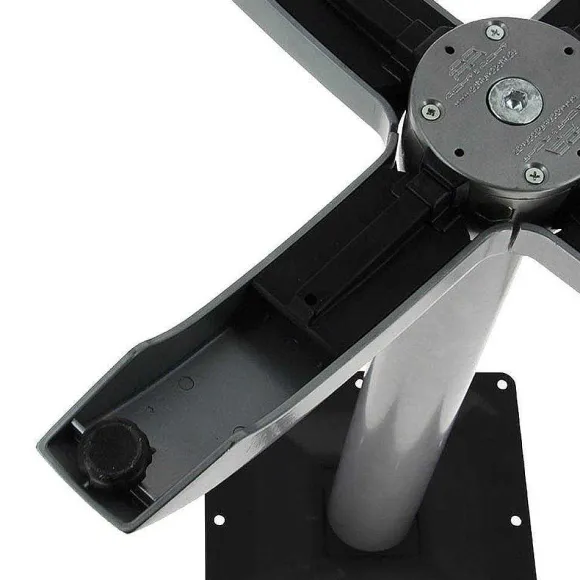Shop RETIF Pietement Auto-Stabilisant En Alu Gris "Dinan" Table Ext Rieure 70X70, 80Cm Maxi