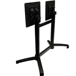 Outlet RETIF Pietement Double Pliant Calvi Ht72 En Alu Noir Pour Table Ext. 110X70Cm Maxi