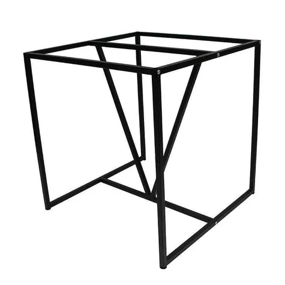 Cheap RETIF Pietement Istres Ht73 En Acier Noir Pour Table Int Rieure 70X70Cm