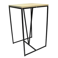 New RETIF Pietement Istres Ht105,5 En Acier Noir Pour Mange Debout Int Rieur 70X70Cm