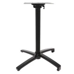 Fashion RETIF Pietement Pliant Calvi Ht72 En Alu Noir Pour Table Ext Rieure 70X70, 70Cm Maxi
