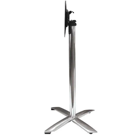 Online RETIF Pietement Pliant Ugine Ht108 En Alu Brillant P.Mange Debout Ext 70X70, 70Cm Maxi