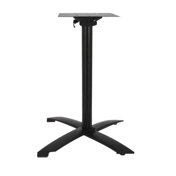 Cheap RETIF Pietement Pliant Ugine Ht73 En Alu Noir P. Table Ext Rieure 70X70, 70Cm Maxi