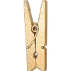 Best RETIF Pinces X12 En Bois Or H3 5Cm Dor