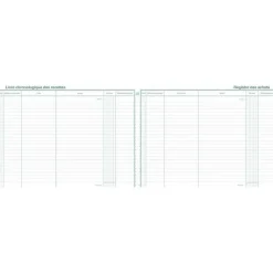 Shop RETIF Piq Re 24X32Cm Livre Recettes Registre Achats Sp Cial Micro-Entrepreneurs 80 …