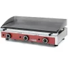 Fashion RETIF Plancha Gaz Avec Plaque Lisse 3 Zones De Cuisson Ind Pendantes