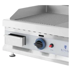 Best RETIF Plancha Gaz Naturel En Inox Grill Professionnel 75Cm 2 Zones De Cuisson (Pl