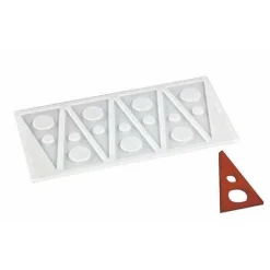 New RETIF Plaque Silicone D Cor Choco 7 Moules 216 X 114 X 2.8 Mm 95 X 44 X 1.8 Mm