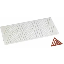 Best Sale RETIF Plaque Silicone D Cor Choco 12 Moules 225 X 115 X 3.5 Mm 50 X 50 X 2.5 Mm