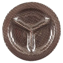 Cheap RETIF Plat Hors D' Uvre 3 Compartiments Tiffany Marron