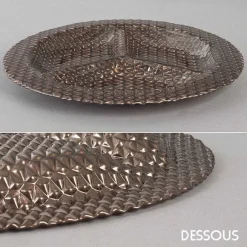 Cheap RETIF Plat Hors D' Uvre 3 Compartiments Tiffany Marron
