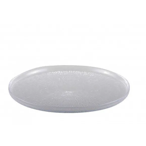Sale RETIF Plat Texture 28Cm Pour Support Cloche