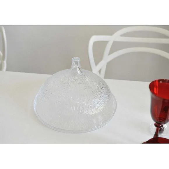Sale RETIF Plat Texture 28Cm Pour Support Cloche