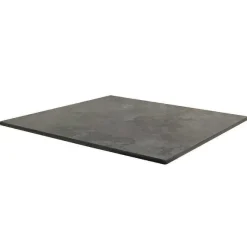 Cheap RETIF Plateau Carr Table Int Rieur/Ext Rieur M Sa 60X60Cm En Compact Pierre De Lave