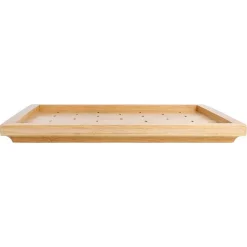Flash Sale RETIF Plateau Pour 25 Piques Golf Bambou 25X20Cm