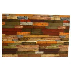 Sale RETIF Plateau Rectangulaire De Table Ext Rieur Werzalit 110X70Cm D Cor Plancha Rouge