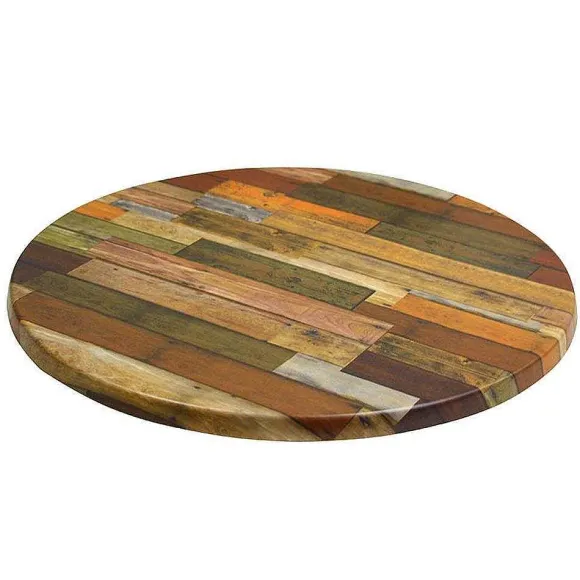 Sale RETIF Plateau Rond De Table Ext Rieur Werzalit 60Cm D Cor Plancha Rouge